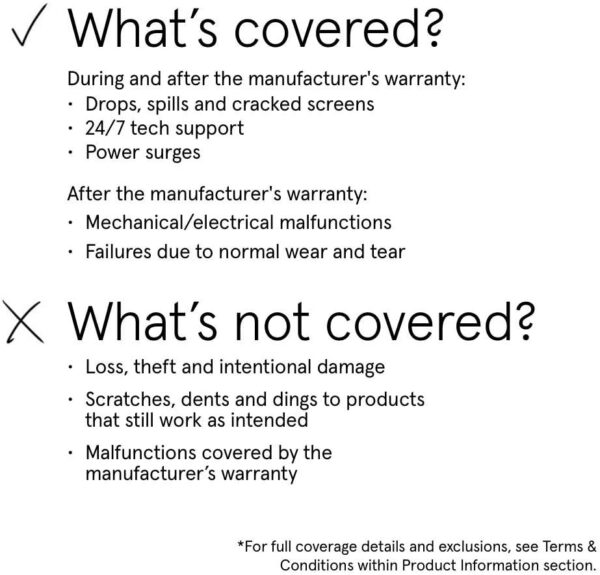 ASURION 3 Year Portable Electronic Accident Protection Plan ($250 - $299.99)