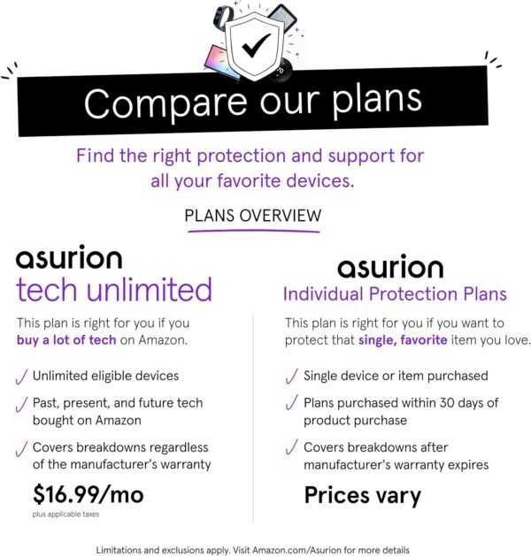 ASURION 3 Year Electronics Protection Plan ($100 - $124.99) - Image 3