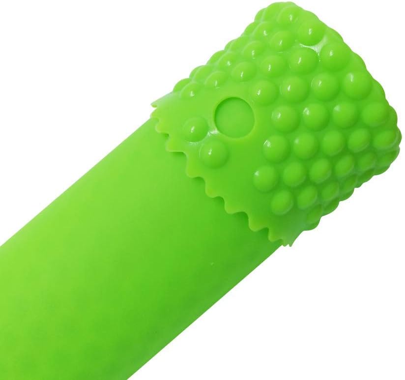 Garlic Peeler Skin Remover Roller Keeper,Easy Quick to Peeled Garlic Cloves with Silicone Tube Roller Garlic Peeling Kitchen Tool (Green,Red) - Image 6