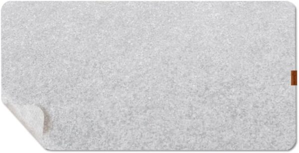 Felt Desk Mat,Non-Slip Mouse Pad,27.5"x11.8" Office Supplies Desk Protector, Desk Accessories for Home and Office (Light Gray) - Image 5