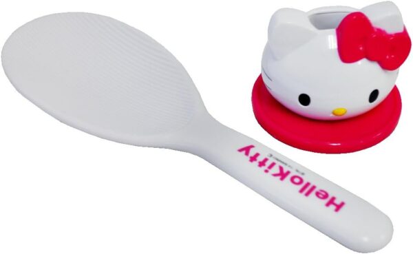 Sanrio Hello Kitty Shamoji (Rice Paddle) with a Stand - Image 4