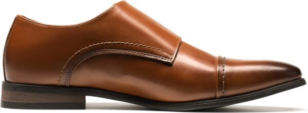 Bruno Marc Men's Dress Loafer Shoes Monk Strap Slip On Loafers - Image 3