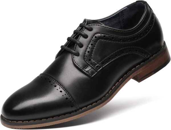 Bruno Marc Boy's Prince-K1 Classic Oxfords Dress Shoes