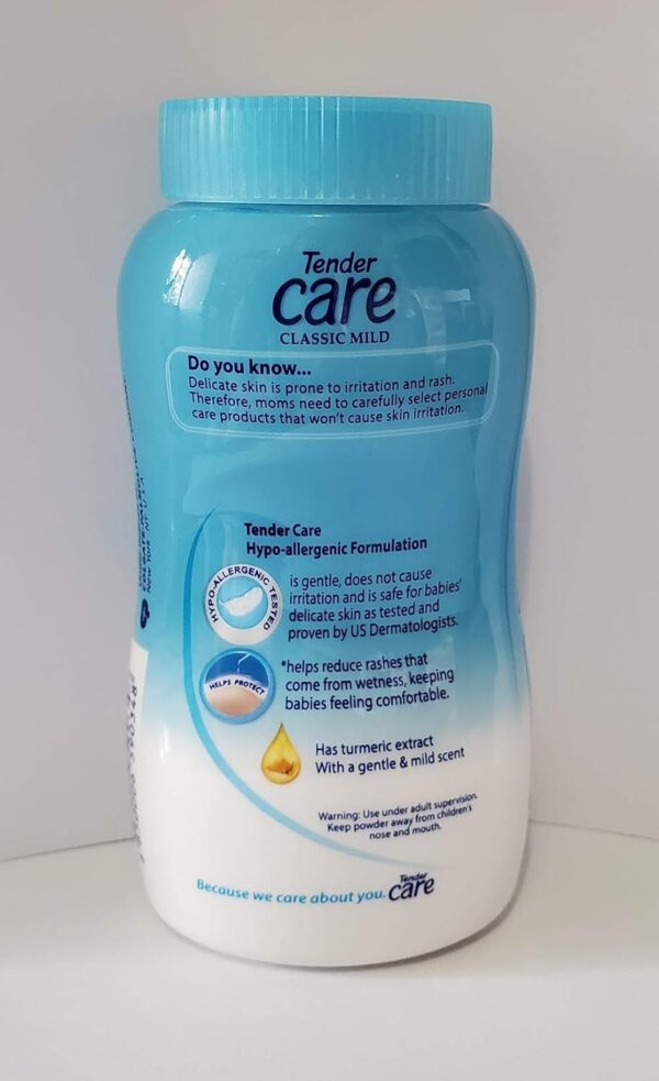 Tender Care Hypo-Allergenic Baby Powder Classic Mild 100g - Image 4