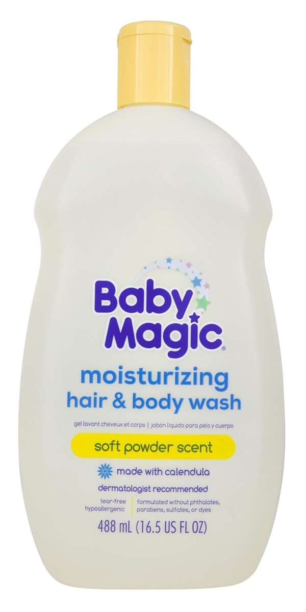 Baby Magic Moisturizing Hair & Body Wash, 16.5 Fl Oz - Image 2