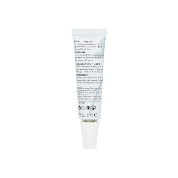 Honest Beauty Deep Hydration Eye Cream for All Skin Types | Plumps + Hydrates | Hyaluronic Acid, Chamomile, Calendula | EWG Verified + Cruelty Free | 0.5 fl oz - Image 8