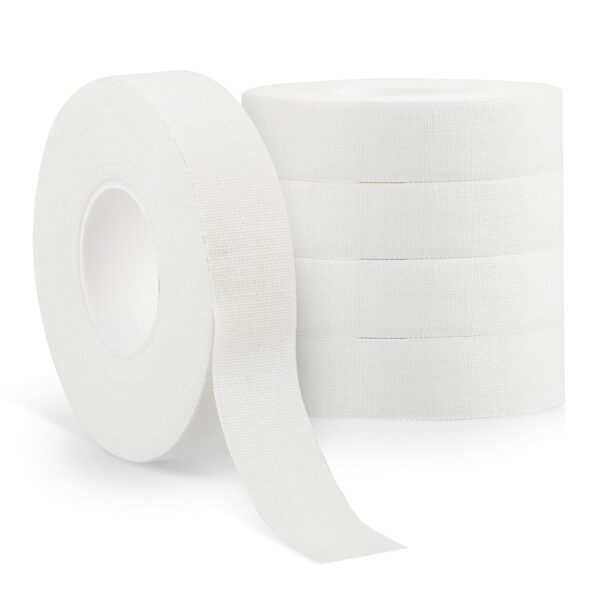 COMNICO Finger Tape, White Extra Strong 0.6-Inch x 32-feet Athletic Tape for Fingers Feet Sweat Volleyball Finger Tape for Outdoor Sports Climbing Football (5) - Image 9