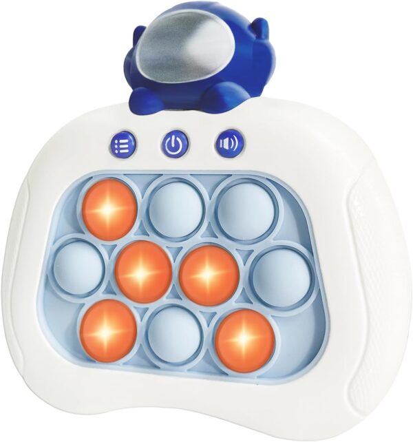 Pop The Target! Handheld Speed Pushing Game Machine: A Fun Multiplayer Game for Family. Fidget Game Toy for 6 7 8 9 10 11 12 Years Old Astronaut