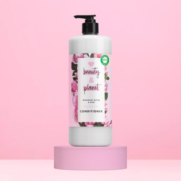 Love Beauty And Planet Blooming Hair Conditioner for Color Treated Hair Murumuru Butter & Rose Paraben & Silicone Free & Vegan Hair Care, 32.3 Fl Oz - Image 7