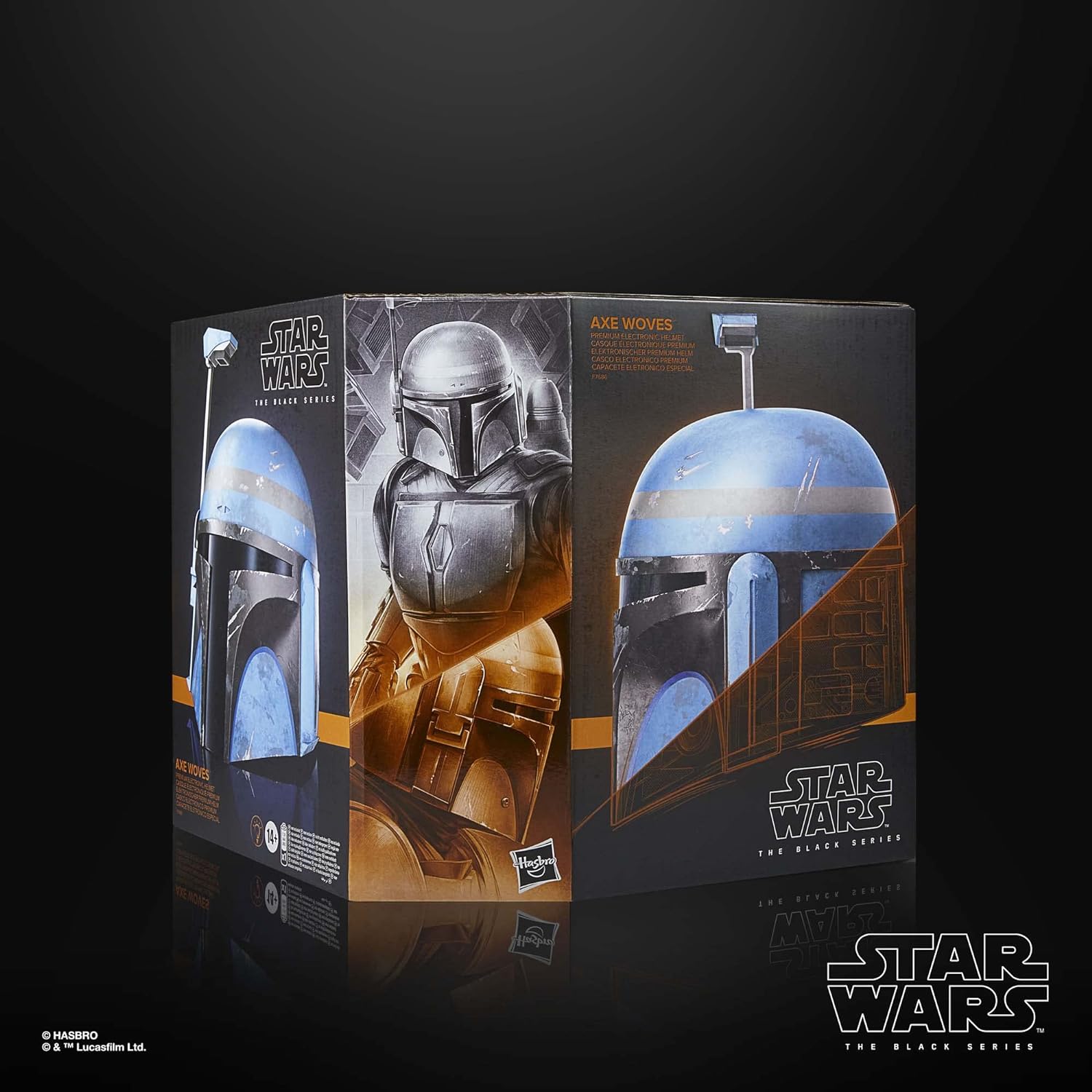 STAR WARS The Black Series Axe Woves Premium Electronic Helmet, The Mandalorian Adult Roleplay Item, Ages 14 and Up - Image 2