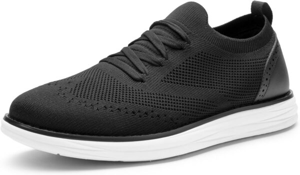 Bruno Marc Men's KnitFlex Craft Mesh Oxfords Sneakers Casual Dress Lace-Up Lightweight Walking Shoes