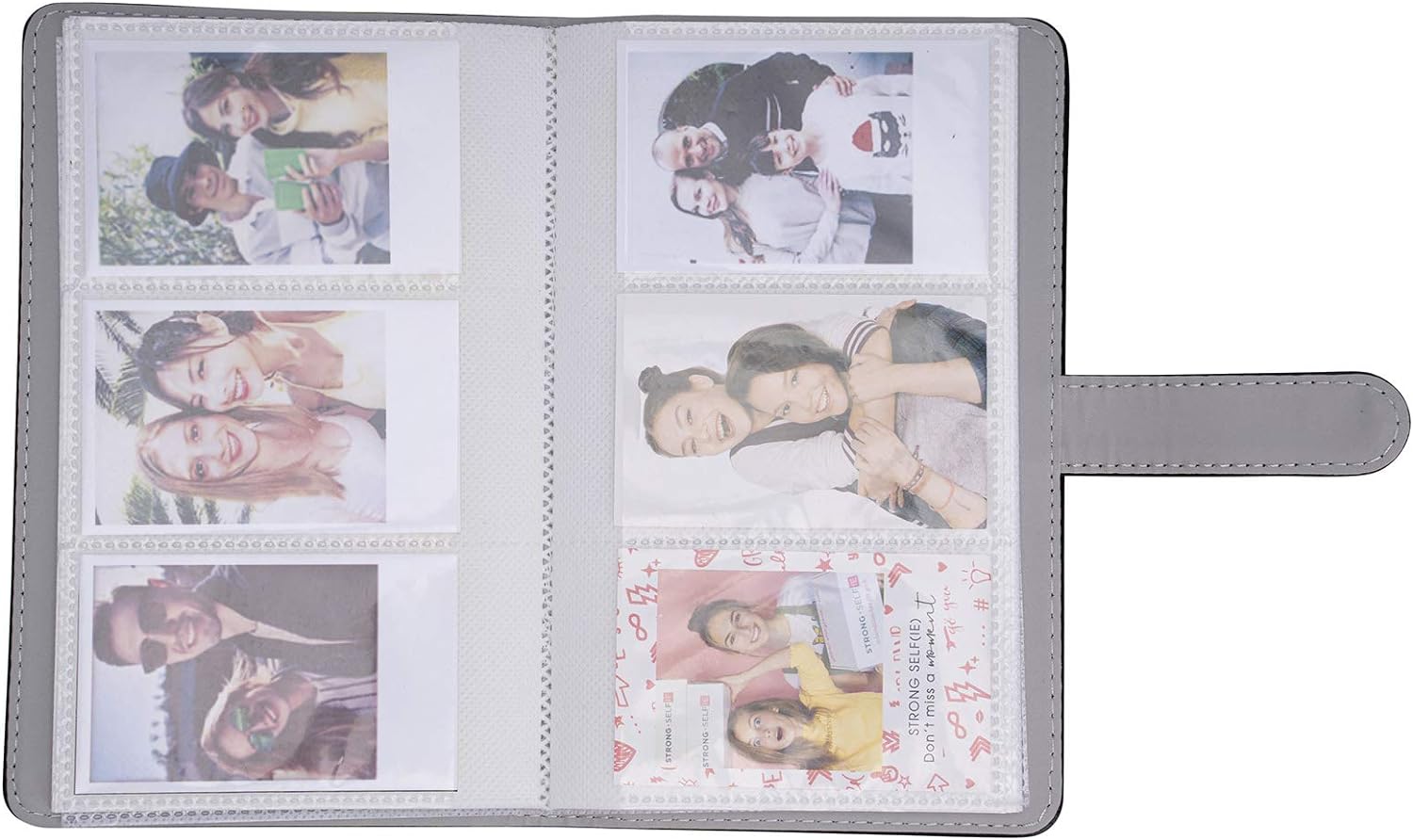 Wallet Photo Album 2x3 Compatible with Fujifilm Instax Mini 11 9 8 70 90 7S Instant Camera Film, Polaroid Album, Instax Photo Album 96 Pictures - Image 5