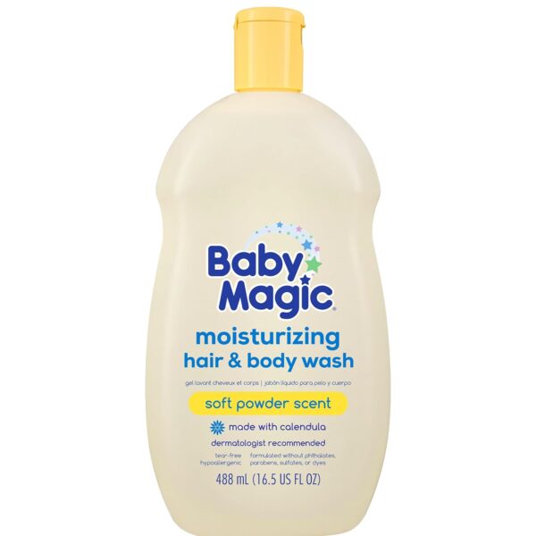 Baby Magic Moisturizing Hair & Body Wash, 16.5 Fl Oz