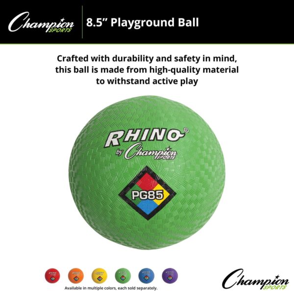 Champion Sports 8-1/2" Playground Ball - Image 6