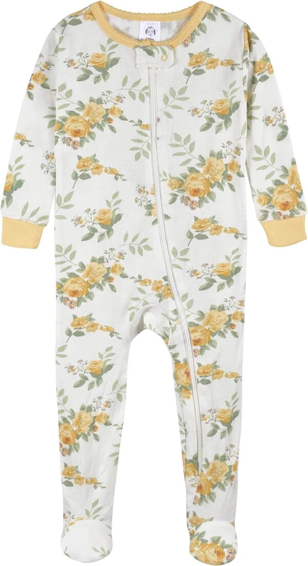 Gerber Baby-Girls 2-Pack Footed Pajamas - Image 2