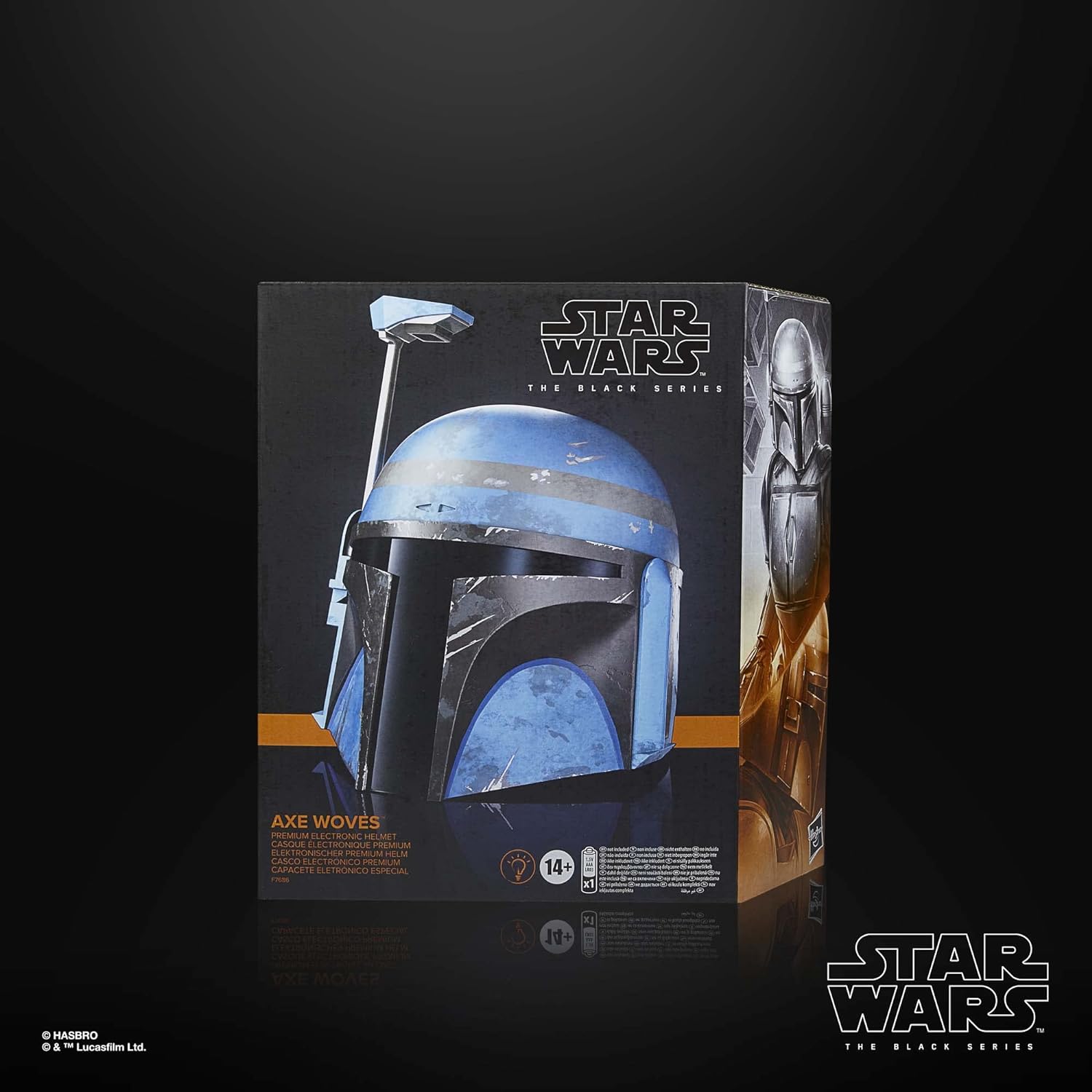 STAR WARS The Black Series Axe Woves Premium Electronic Helmet, The Mandalorian Adult Roleplay Item, Ages 14 and Up - Image 14