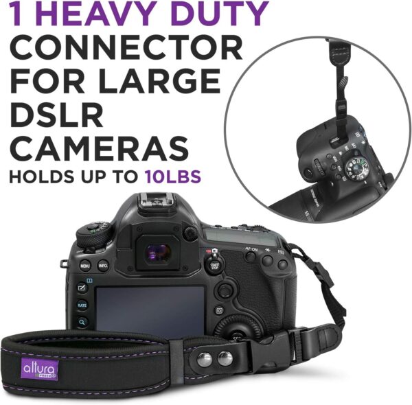 Altura Photo Camera Wrist Strap - Rapid Fire Secure Camera Sling Strap, Camera Straps for Photographers Compatible W/DSLR & Mirrorless - Camera Hand Strap W/Quick Release Camera Strap Dual System - Image 5