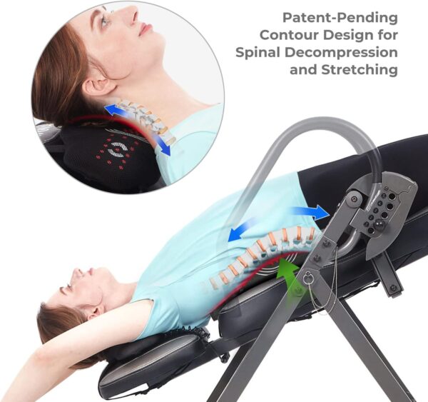 Innova ITM6000 Advanced Heat and Massage Therapeutic Inversion Table - Image 4