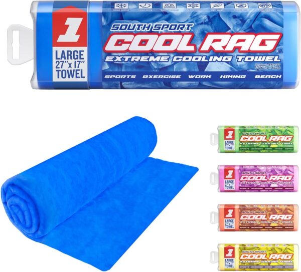 Cool RAG Extreme Cooling Towel for Heat Relief - PVA Cooling Towel for Workout, Gym, Running and for Other Outdoor Sports - Cooling Rag for Neck - Cool Towel for Quick Cooling