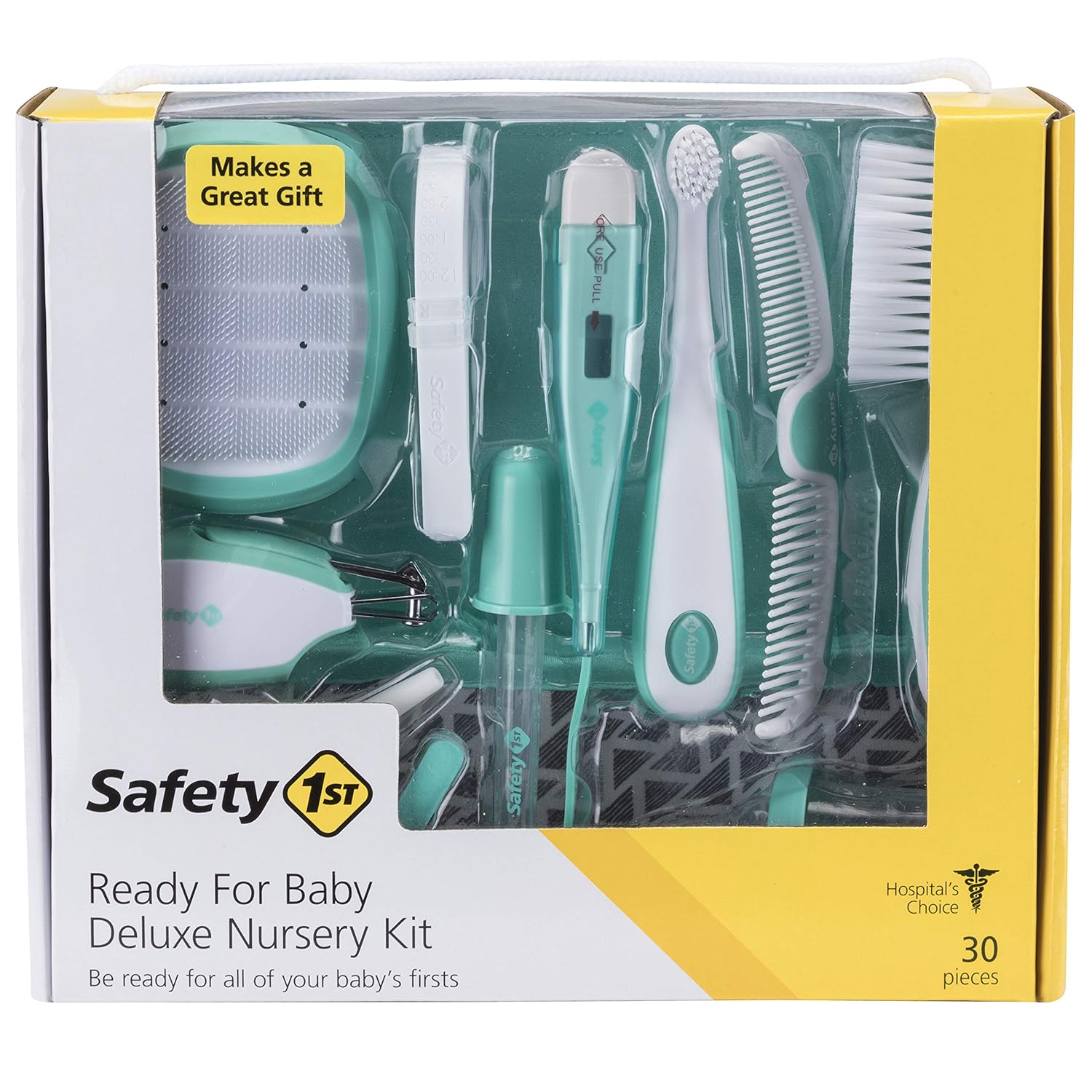 Safety 1st Nursery Care Health & Grooming Kit, Pyramids Aqua, One Size - Image 6