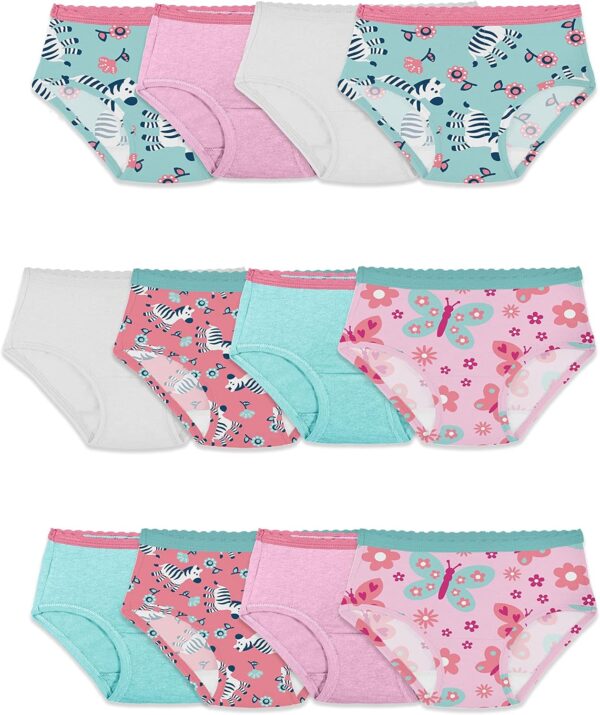 Fruit of the Loom Toddler Girls' Tag-Free Cotton Underwear