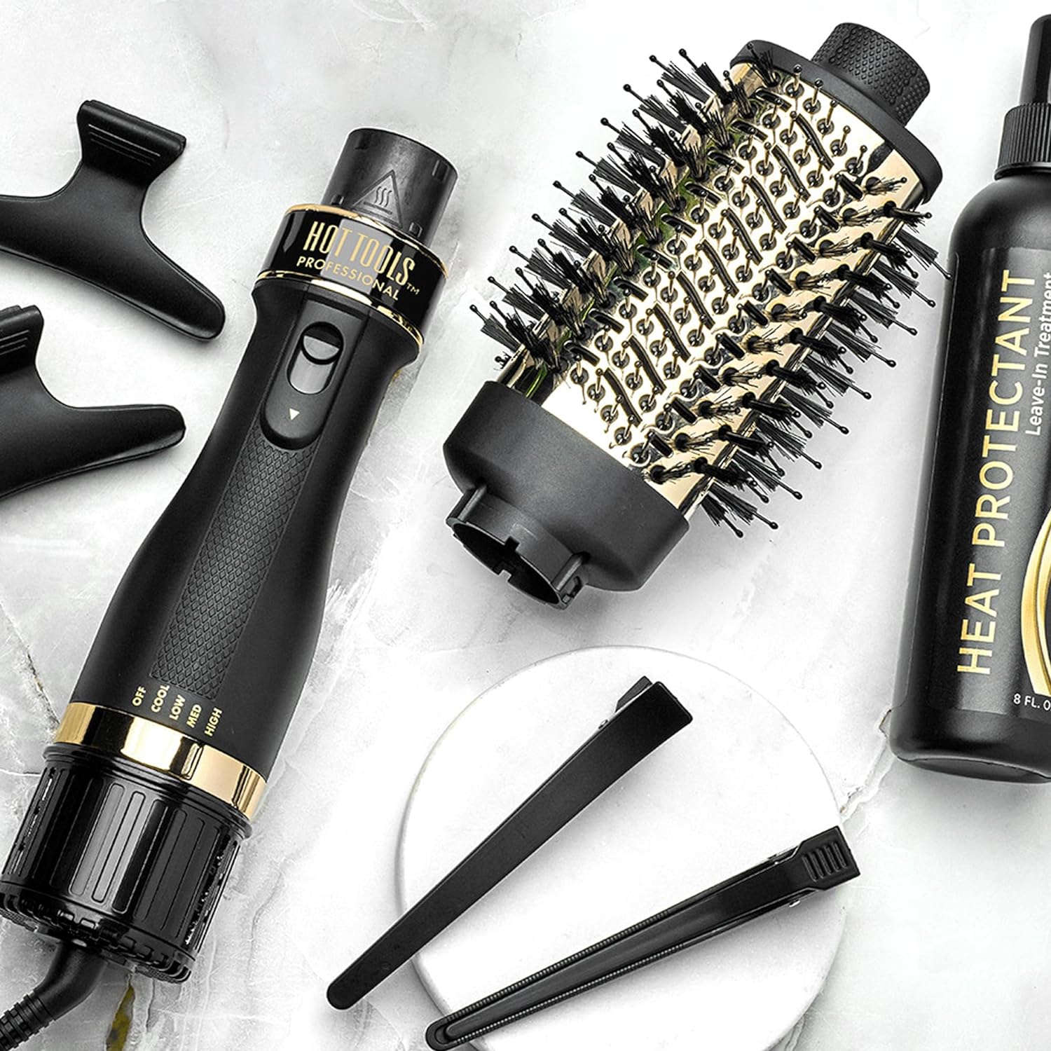 Hot Tools Pro Artist 24K Gold One-Step Small Detachable Blowout & Volumizer | Salon Quality Blowouts at-Home - Image 6