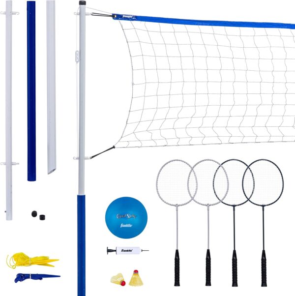 Franklin Sports Volleyball and Badminton Set - Image 7