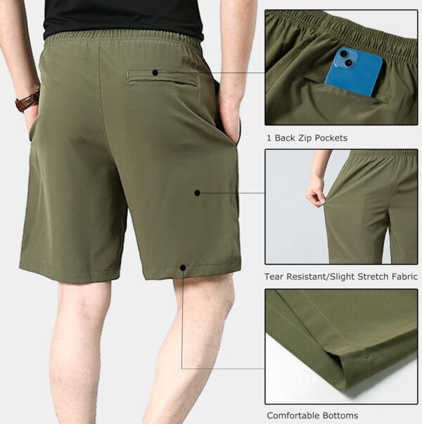 Vcansion Men's Outdoor Lightweight Hiking Shorts Quick Dry Sports Casual Shorts Skateboard Shorts Swimming Shorts - Image 3