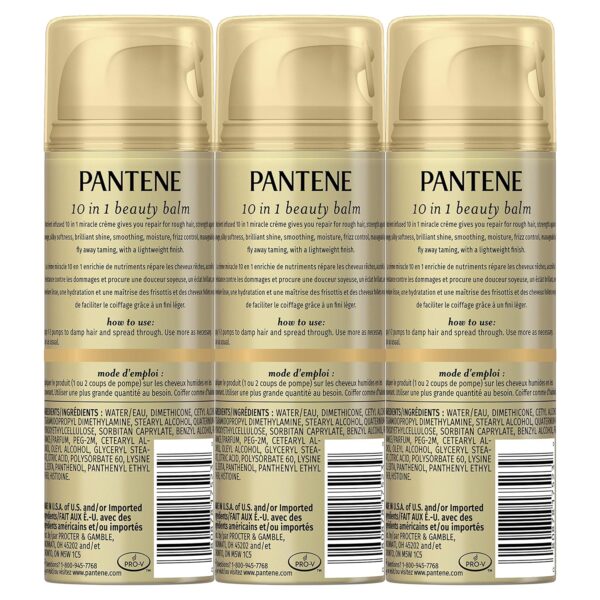 Pantene, Beauty Balm, Softness, Strength and Shines, Pro-V , 5.1 Fl Oz (Pack of 3) - Image 2