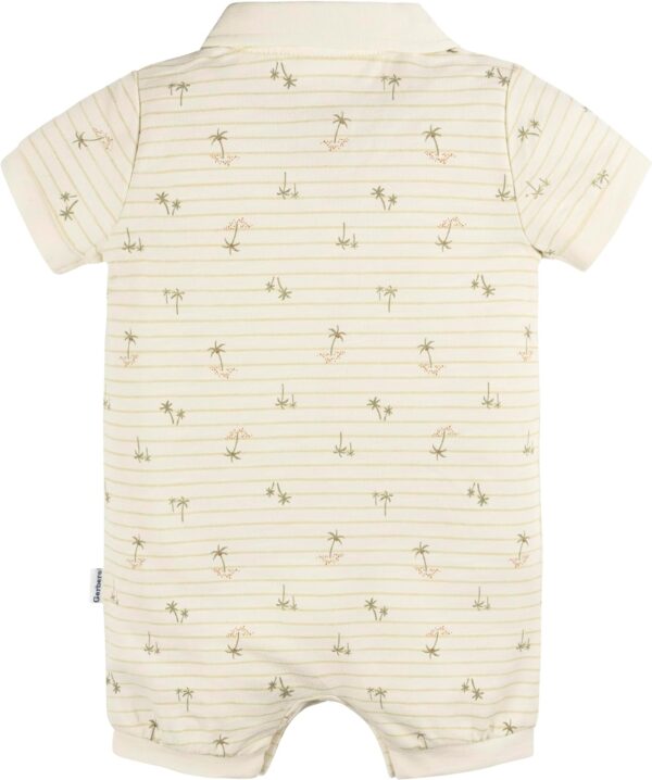 Gerber Baby-Boys Cotton Polo Romper - Image 2