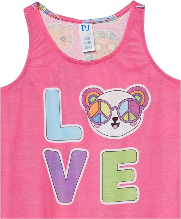 The Children's Place Girls' Sleeveless Tank Top and Short 2 Piece Pajama Set - Image 5