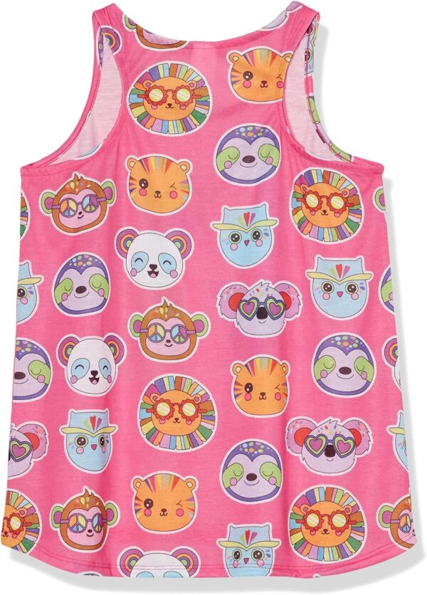 The Children's Place Girls' Sleeveless Tank Top and Short 2 Piece Pajama Set - Image 4