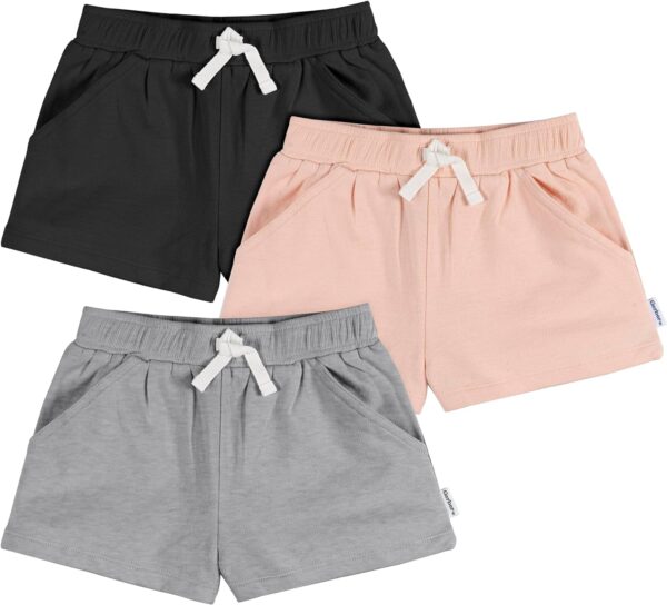 Gerber Baby-Girls 3-Pack Knit Shorts